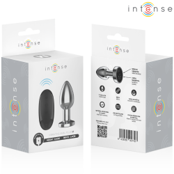 Intense - Plug Anal 10 Vibrations Métal Avec Télécommande M